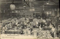 VINTAGE POSTCARD Cookies Olibet Room of assembly