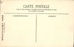 CPA Biscuits Olibet Sortie du personnel des machines