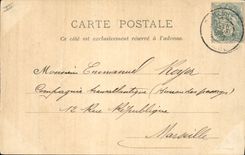 VINTAGE POSTCARD Donzere Buildings of the chocolate factory of Aiguebelle