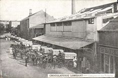 VINTAGE POSTCARD Lombart Chocolate factory