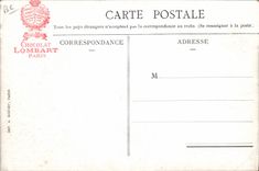 VINTAGE POSTCARD Lombart Chocolate factory