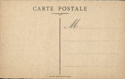 VINTAGE POSTCARD Hervilly sugar refinery saccagee