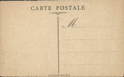 VINTAGE POSTCARD Dompierre sugar refinery saccagee