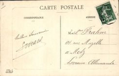 VINTAGE POSTCARD Soups sugar refinery on the loing