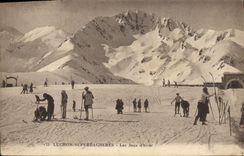 CPA Sports d'hiver Ski Luchon Superbagneres Les jeux d'hiver