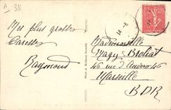 VINTAGE POSTCARD Winter sports Ski Villard de Lans