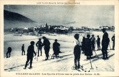 CPA Sports d'hiver Ski Villard de Lans Piste des bains