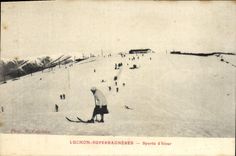 CPA Sports d'hiver Ski Luchon Superbagneres 