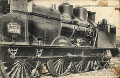 CPA Train Locomotive Compound 2678 