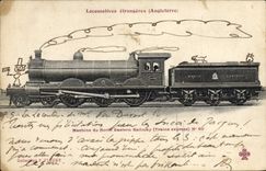 VINTAGE POSTCARD Train Engine Machine of North Eastern Railway