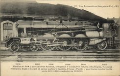 CPA Train Locomotive Machine 6013