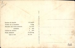 CPA Train Locomotive Machine tender 32 016