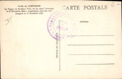 VINTAGE POSTCARD Train Drill of Compiegne Coach of the marechl Foch Militaria