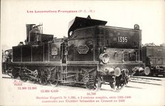 CPA Train Locomotive Machine Engerth 1 395