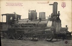 CPA Train Locomotive Machine de la Cie d'Orleans Service des voyageurs