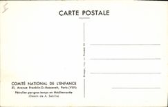 CPA Bateau Petrolier par gros temps en Mediterranee