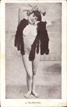 VINTAGE POSTCARD Naked erotic Woman the fur