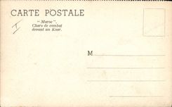 El tanque de Marruecos del tanque de Militaria de la POSTAL de la VENDIMIA delante de Ksar