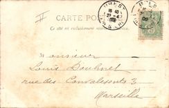 CPA Bateau Guerre Torpilleur de haute mer avec arriere et pavillon du bateau amiral