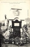 VINTAGE POSTCARD Boat War Monument raised with the memory of the victims of Ieana Cemetery of Lagoubran