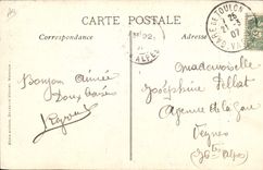 VINTAGE POSTCARD Boat War Catastrophe of Iena Mr. Thomson questioning the surviving officers of Iena