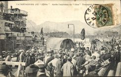 CPA Bateau Guerre Catastrophe du Iena Apres l'explosion