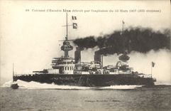 CPA Bateau Guerre Cuirasse Iena 
