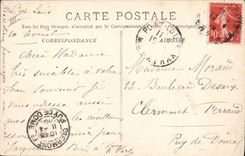 CPA Bateau Guerre Tangage par gros temps d'un cuirasse d'escadre 