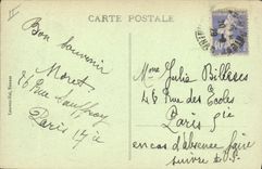 CPA Bateau Guerre Lorient Entree du port de guerre