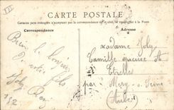 VINTAGE POSTCARD the theater and the monument of Saint-Dizier defense