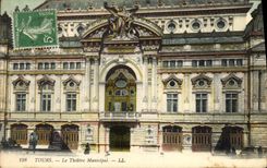 CPA Le theatre municipal Tours