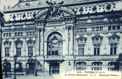 CPA Le theatre municipal Tours