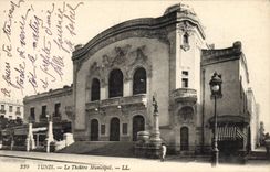 CPA Le theatre municipal Tunis
