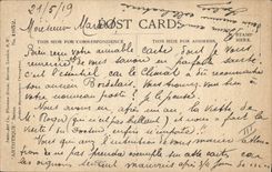 VINTAGE POSTCARD Main Illustrator hotel