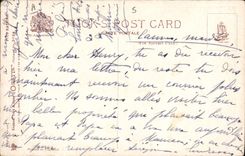 VINTAGE POSTCARD Illustrator Dog Hen