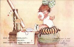 CPA Illustrateur Enfant