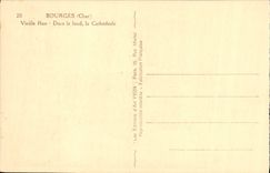 POSTAL Bourges de la VENDIMIA estatua de los trabajos de Louis XI de Jean Baffier