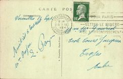 VINTAGE POSTCARD Versailles Small Trianon Hamlet of Marie Antoinette the mill and the house of the lord