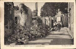 VINTAGE POSTCARD Senlis After the Bombardment