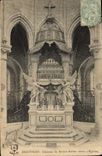 CPA Pontigny Chasse de Saint Edme Dans l'eglise 