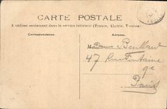 VINTAGE POSTCARD Pontigny Drives out of Edme Saint In the church