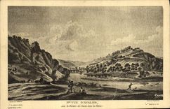 VINTAGE POSTCARD Seen of Avallon