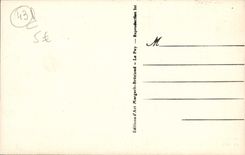 VINTAGE POSTCARD Puy in Velay Together of the organ of Espaly