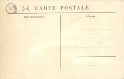 VINTAGE POSTCARD Puy the Tomb of Dugueslin Mausolee builds in the St Laurent church