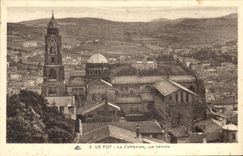 CPA Le Puy La Cathedrale Vue laterale