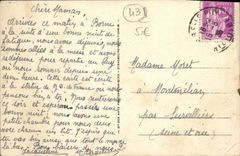 VINTAGE POSTCARD Puy Rock Crow