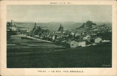 VINTAGE POSTCARD Puy in Velay View