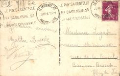 VINTAGE POSTCARD Puy in Velay the Place of Breuil