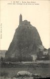 VINTAGE POSTCARD Puy in Velay Rock Saint Michel