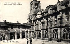 VINTAGE POSTCARD the Chair God Cloisters Seen External